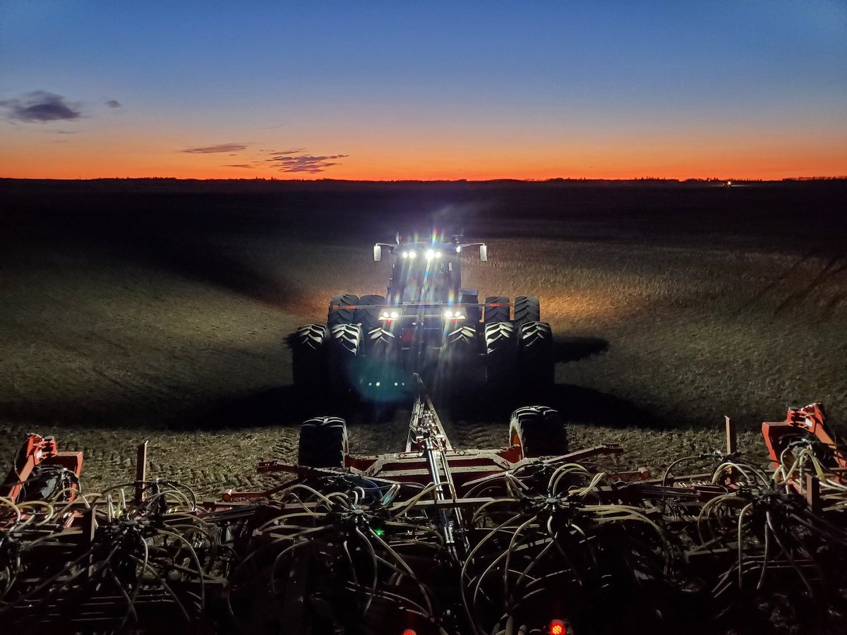 Seeding 34% complete. Both drills running 24 hrs.  Glad to have such a good crew.