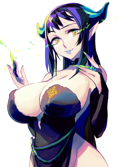 Yorah #waifu #mangaart #fantasy #blackhair #demonwaifu https://t.co/2P8hkgUMok 