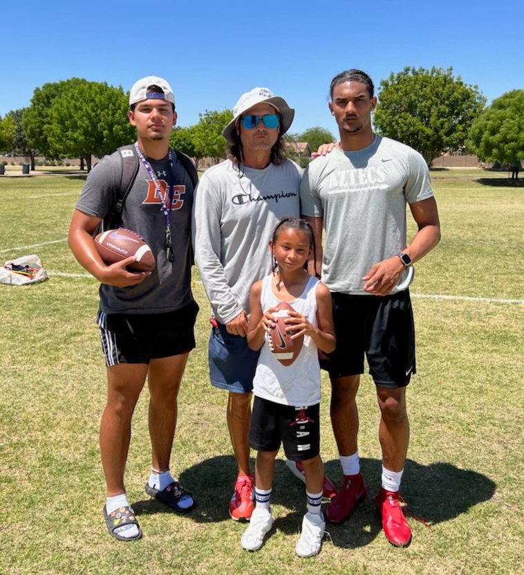 Mike Giovando (@elev8qbacademy) on Twitter photo Kansas State qb <a href="/AdryanLara07/">Adryan Lara</a> and San Diego St qb <a href="/HaskellWilliam4/">Will Haskell Jr</a> got work in Sunday. Love the the fact these guys mentor the young ones. So excited for these guys future we've been together for 10 years and we're just getting started <a href="/elev8academy/">Elev8 Sports Academy</a> <a href="/quarterbackmag/">Quarterback Magazine</a> Kansas State qb <a href="/AdryanLara07/">Adryan Lara</a> and San Diego St qb <a href="/HaskellWilliam4/">Will Haskell Jr</a> got work in Sunday. Love the the fact these guys mentor the young ones. So excited for these guys future we've been together for 10 years and we're just getting started <a href="/elev8academy/">Elev8 Sports Academy</a> <a href="/quarterbackmag/">Quarterback Magazine</a>
