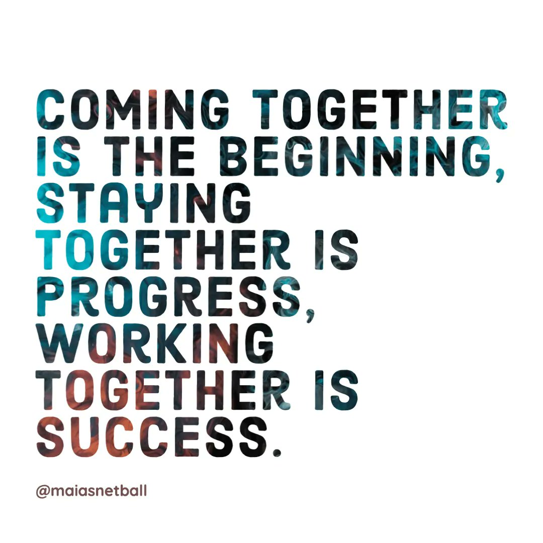 There's always that one teammate who you've stayed with, progressed with and enjoyed success with! 🥰🏐👊🏾

#Netball #netballquote #quote