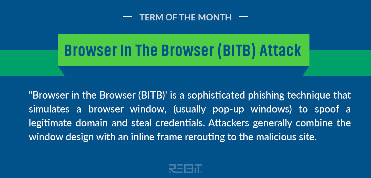 CyPulse's tweet image. Do you know what is BITB?
Read our #ToTM to know more

#BITB is the @Cyplus #ToTM in our #April2022 issue.
#CyberPulse #CyberSecurityAwareness