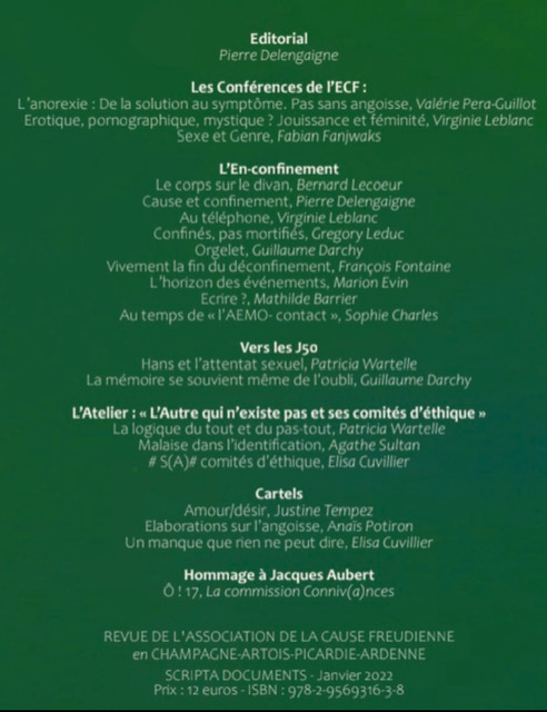 acf_capa's tweet photo. Le dernier #Scriptadocuments - Made in #Acfcapa
Sexe et genre par Fabian Fanjwaks
"La sexuation d'un parlêtre comme s'il s'agissait seulement d'un choix de surface, d'une simple parodie ou d'un plus complexe acte performatif"
👉https://t.co/b8xEWHk3RT https://t.co/wh3nMOS3lV