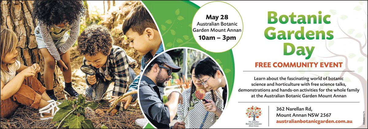 AustralianBG's tweet photo. From free science talks to hands-on activities for the whole family, discover the amazing work being done to protect plants for future generations at our #BotanicGardensDay event on May 28 🌱🔬More info: https://t.co/6ePWnpTE52 https://t.co/paxQlT63NF