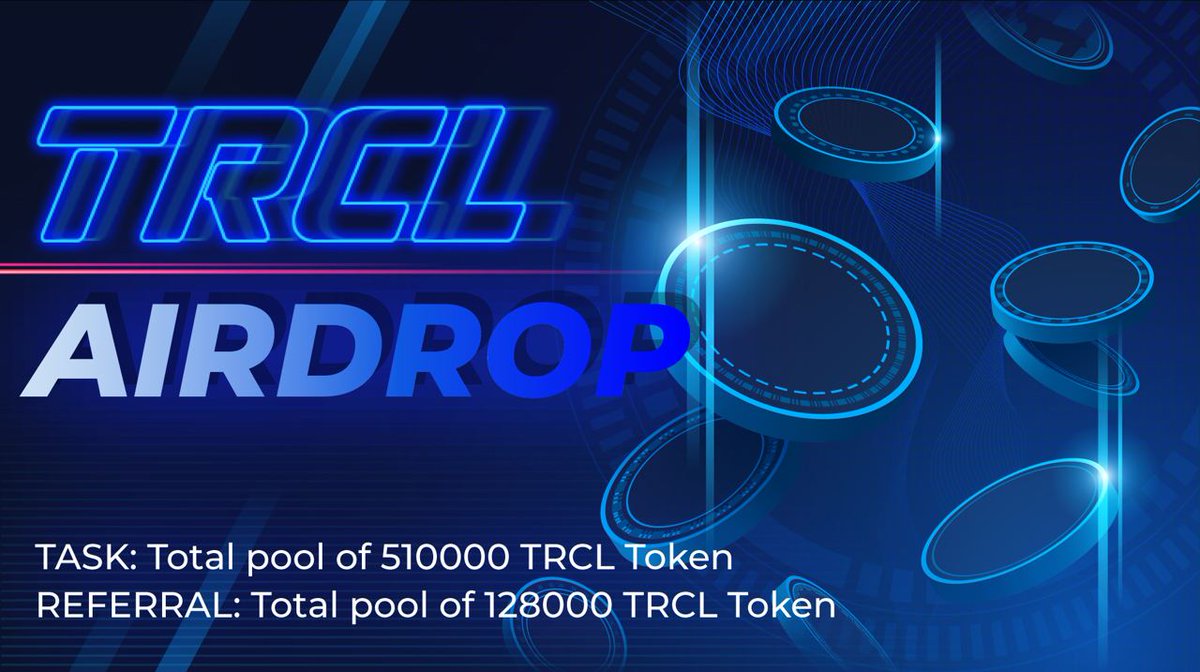 💧 Treecle Airdrop 💧

📍 Listed on: CoinMarketCap

🏆 Task:          ➕  Up to 510,000 TRCL

👨‍👩‍👧 Referral:   ➕  128,000 TRCL

🔛 Airdrop Link &amp; Information: t.me/Airdrop/3616

#cryptocurrency #Airdrop #BSC #Bitcoin #USDT #Treecle #TRCL #Airdropstario