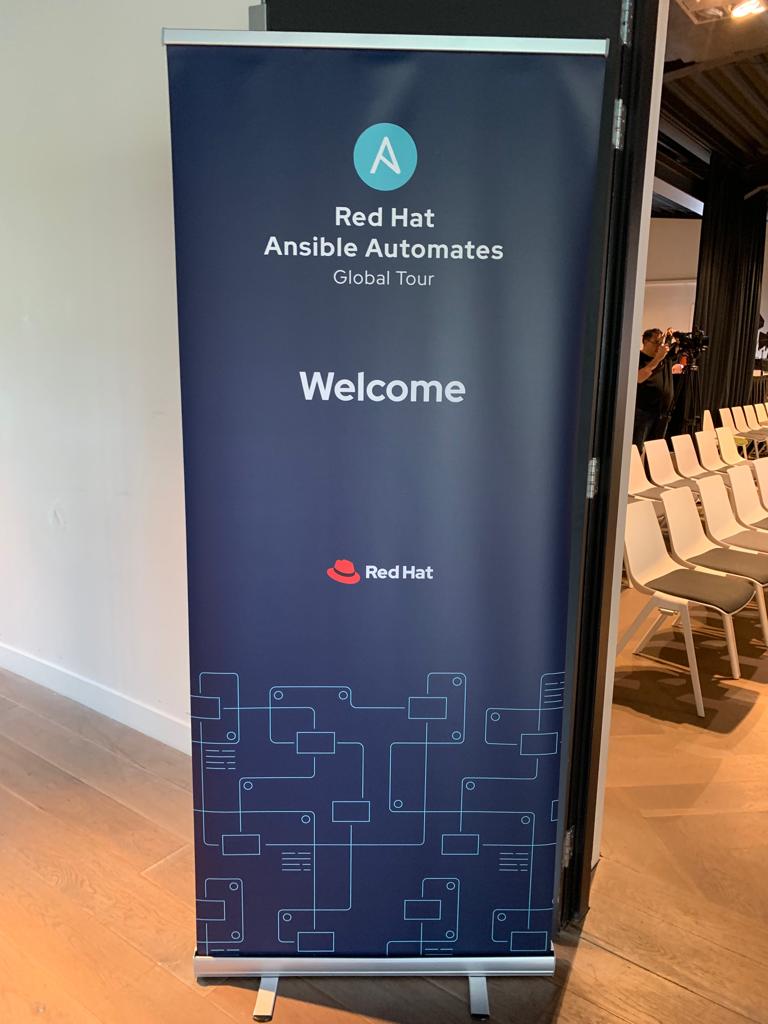GlobbAV's tweet photo. Todo listo para #ansibleautomates con @RedHatNL desde #innstyle en Maarssen, Holanda #events #live #AV @GlobbTV https://t.co/Skj1QCoNRX