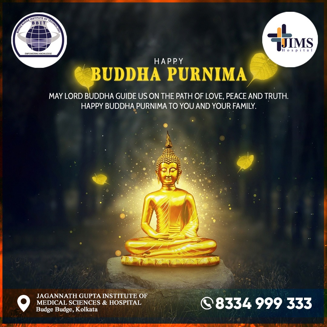 JimshOfficial's tweet photo. May Lord Buddha guide us on the path of love, Peace and truth
Happy Buddha Purnima to you and your family
➖➖➖➖➖➖➖➖➖
JAGANNATH GUPTA INSTITUTE OF
MEDICAL SCIENCES &amp; HOSPITAL
KP Mondal Road, Buita, Budge Budge, Kolkata 700137
24x7 Help Line 8334 999 333
#Happybuddhapurnima https://t.co/e5JVixrulj