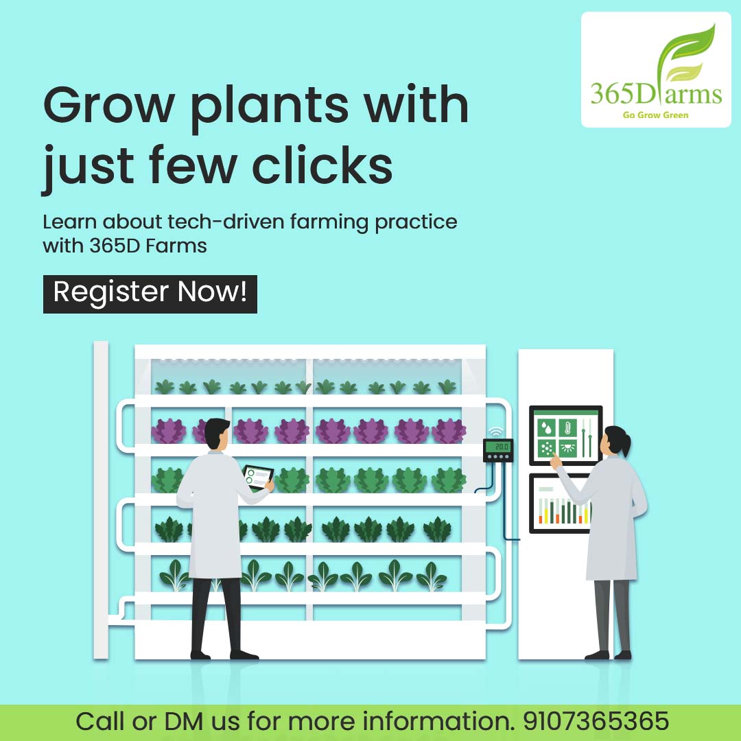 365Dfarms's tweet photo. #Hydroponic growers employ a variety of technology to cultivate plants, from artificial lighting to carefully tailored nutritional solutions.
As a result, #investing in a tech-driven business is likely to pay off handsomely in the future. Register now - https://t.co/vMmCk7N22r https://t.co/oCt0oRumf5