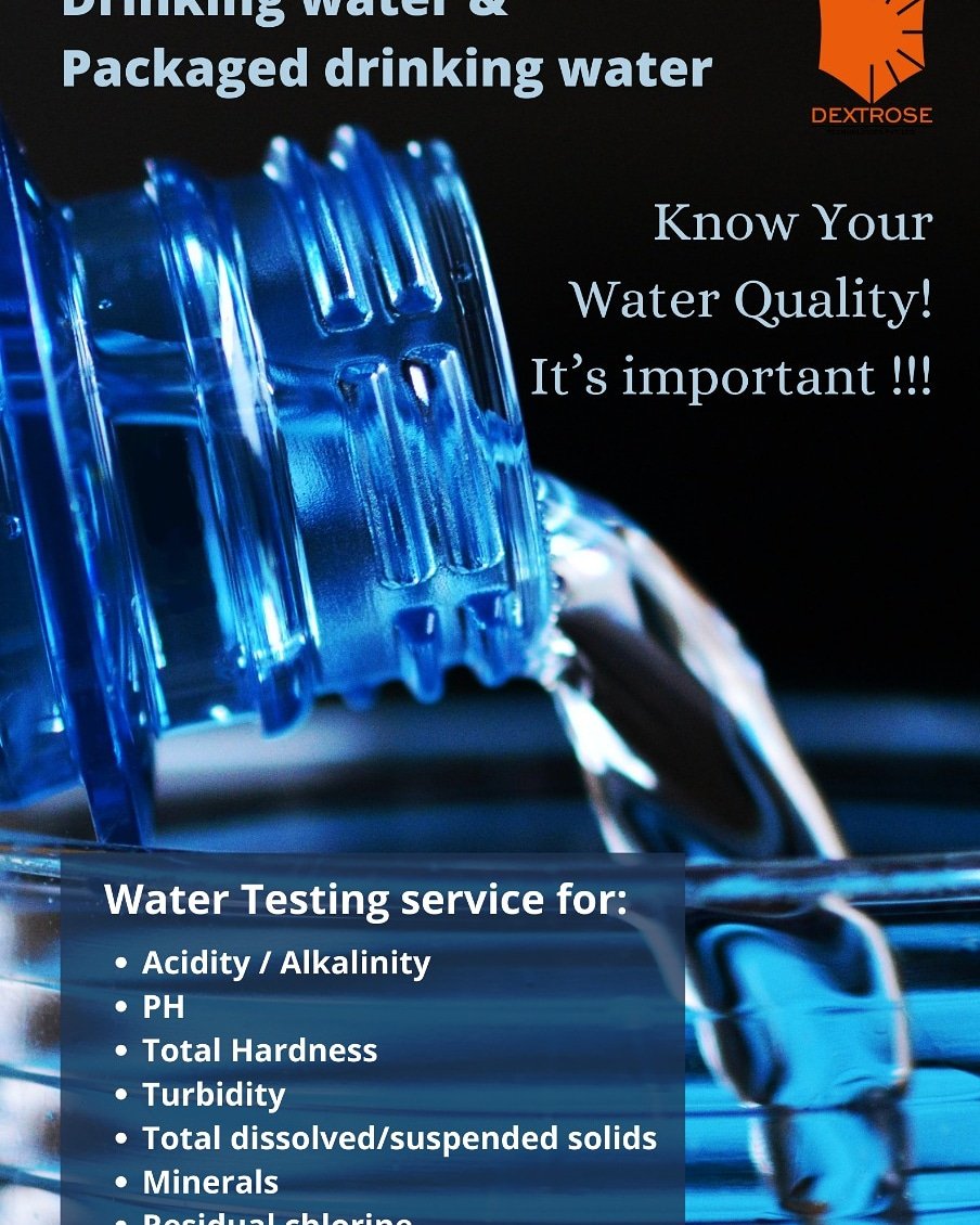 Aravind39758402's tweet image. Dextrose technologies provides water testing for house holds, drinking water, portable water, effluent treated water.

log onto : 
dextrosetech.com interface@dextrosetech.com
Contact : 9686928701.

#dextrosetechnologies #WaterTesting #watertest #fooodtesting