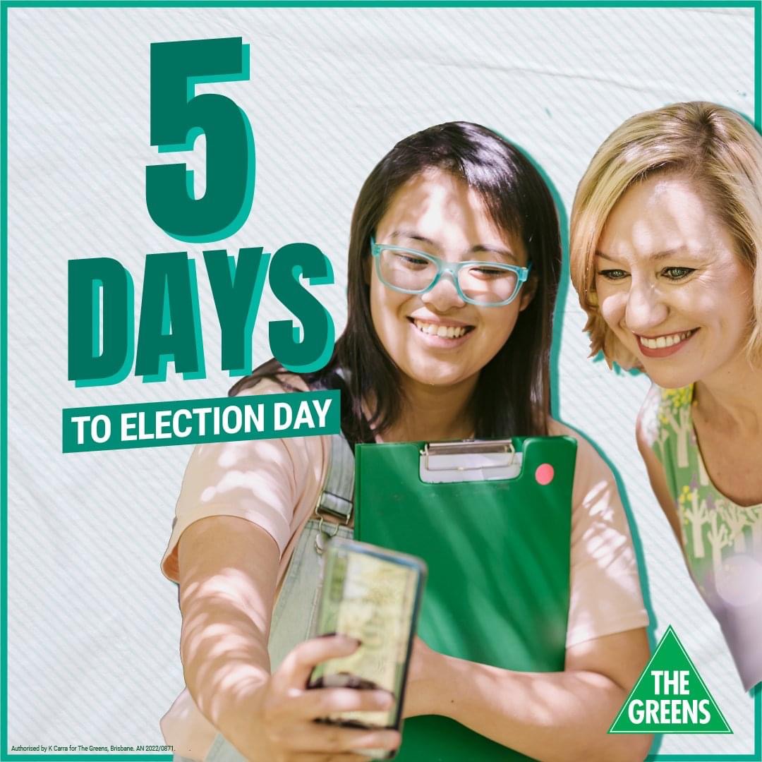 VandijkFor's tweet photo. Just 5 days left to:

🥾 Boot this terrible government out
📝 Elect @ShoebridgeMLC 
✅ Win balance of power
🦷 Get to work on exciting reforms like dental into Medicare, free childcare, affordable homes and thousands of jobs to tackle the climate crisis

Let's bring this home! https://t.co/N9Eu2guPbk