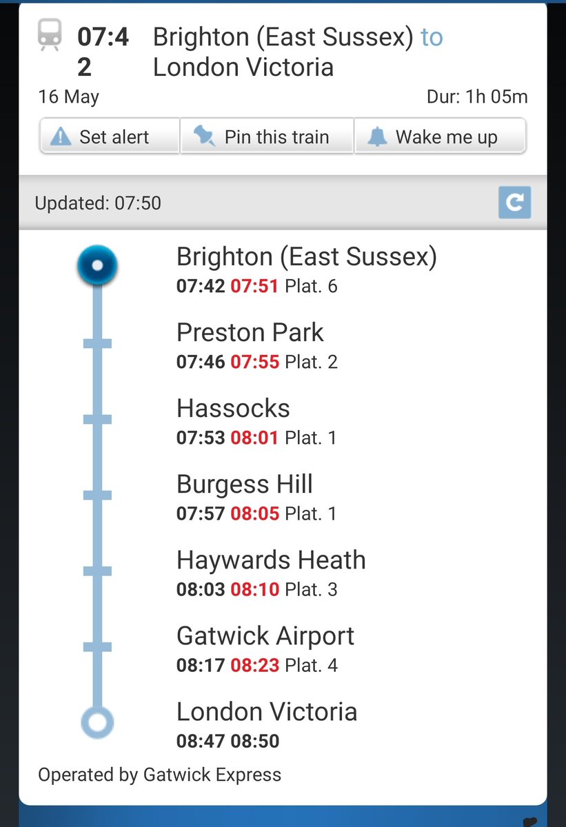 learnonthetrain's tweet photo. Off to another flyer with the ever-reliable @SouthernRailUK and @GatwickExpress #SouthernFail https://t.co/GH1TXXrrGm