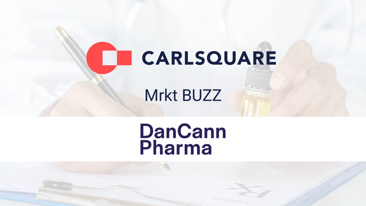 CarlsquareEqR's tweet photo. Mrkt BUZZ DanCann Pharma: Strengthens future pipeline by at least SEK 37 million
#investing #DANCAN
https://t.co/AFjetM35jy https://t.co/6rS2y7IsZy