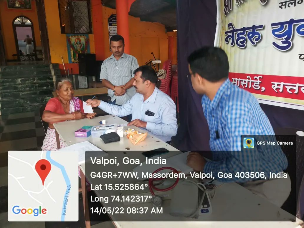 GCSanquelim's tweet photo. The Department of Alumni Affairs of our college organised a Diabetes Awareness and Screening Camp held at Masordem-Sattari, Goa. The Alumni Association is committed to safeguarding social welfare! https://t.co/hHJVhWbxI7