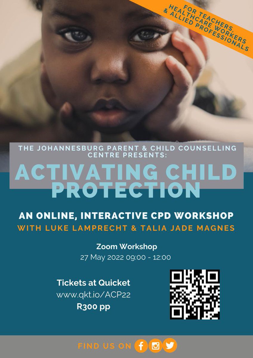 JPCCCOrg's tweet photo. Join us for our upcoming workshop on Activating Child Protection with Like Lamprecht and Talia Magnes. Visit https://t.co/f0FGhbtICW to book https://t.co/NzZr8y0HVV
