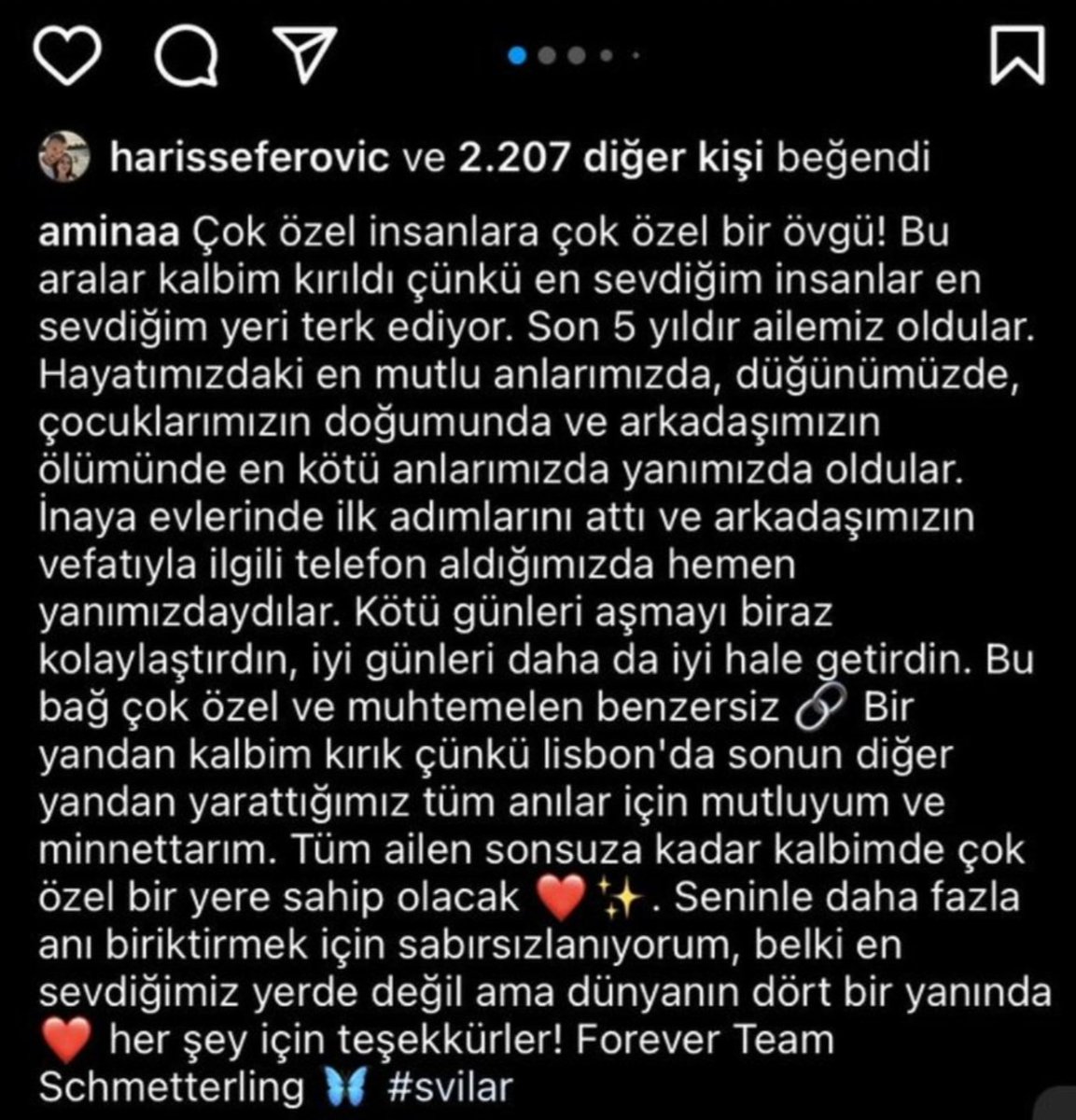 📢 Fenerbahçe ile anlaştığı iddia edilen 💥 Seferovic'in eşinin ınstagram paylaşımı 📱