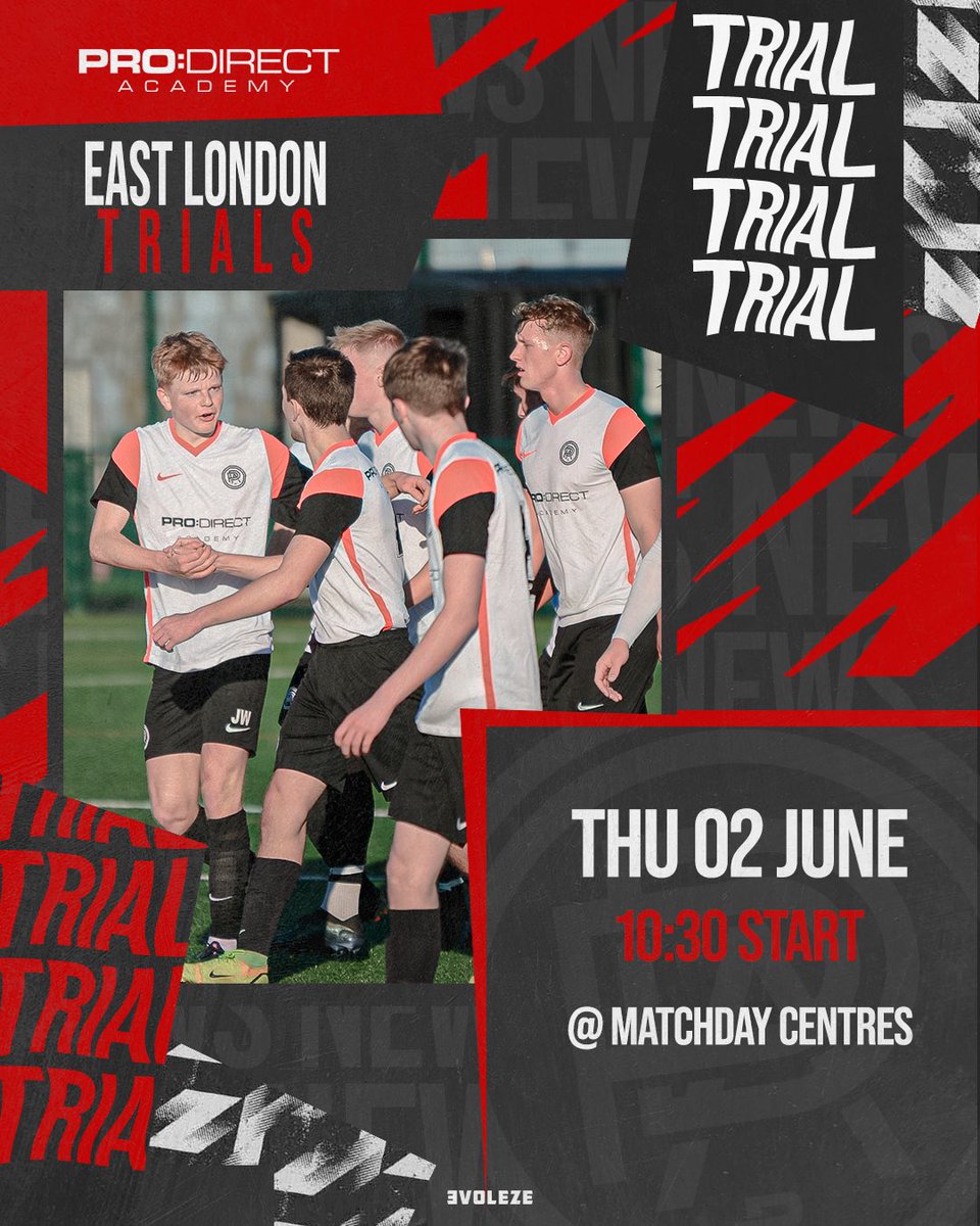 PDAEastLondon's tweet photo. 🚨 JUNE TRIAL DATE ANNOUNCEMENT 🚨 

Year 11 &amp; 12 welcome…… 

DM for more details and register your interest today and become part of this elite environment 🏆 https://t.co/ObEHRIMO4q