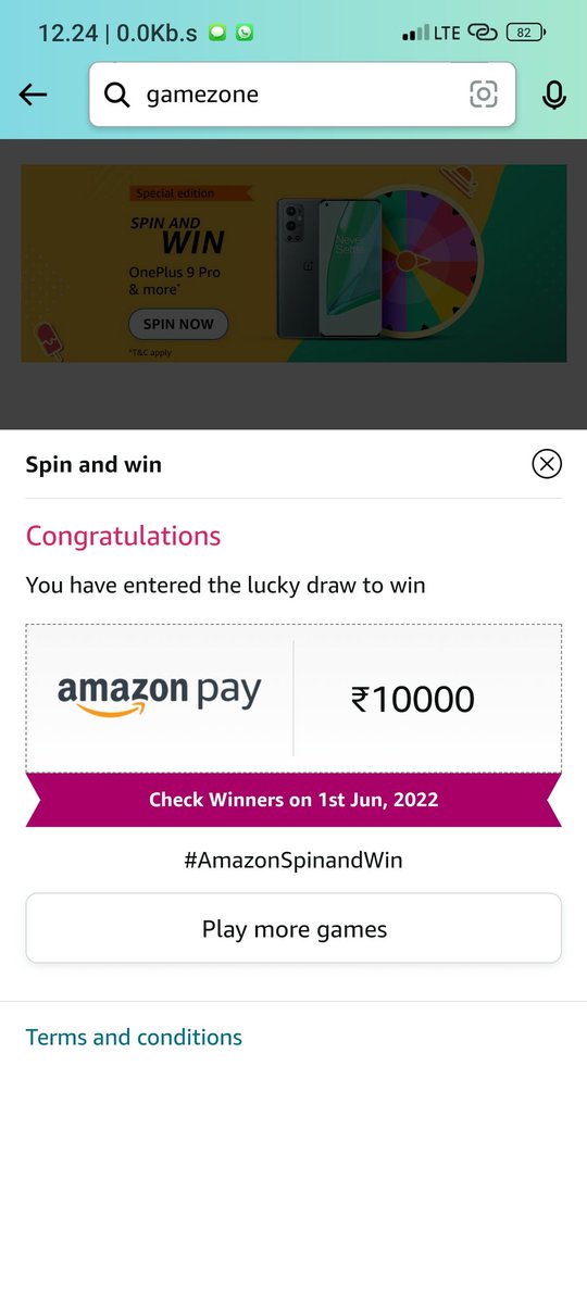 it_mjt's tweet photo. #AmazonSpinandWin https://t.co/XxpC5ELtQ3