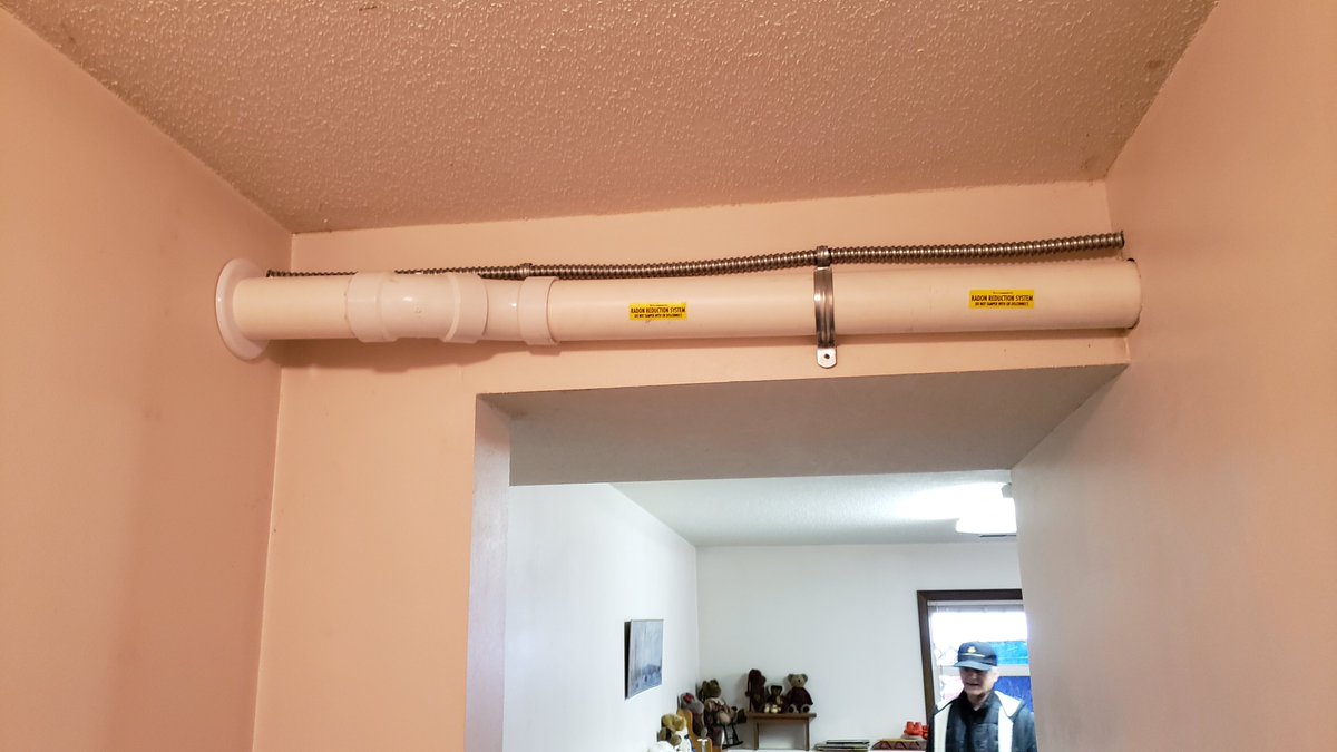 TFurnstahl's tweet photo. Client wanted to cover the unsightly radon abatement system inside his house. Created a frame and cut paneling to conceal it. Caulked and painted it in.

.
#unsightly #radon #abatemen #tom #project #unsightly #citydestroyed #design #architecture #interiordesign #construction https://t.co/ttIOfpdIqK