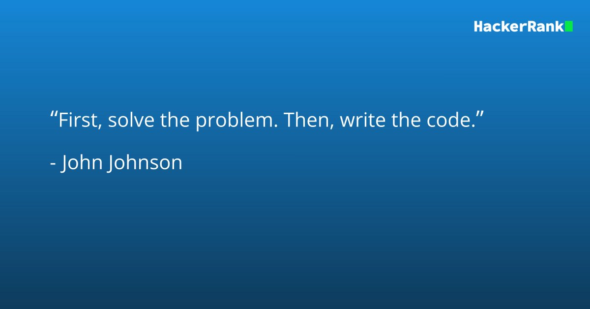 hackerrank's tweet image. Have an amazing week ahead! 😇