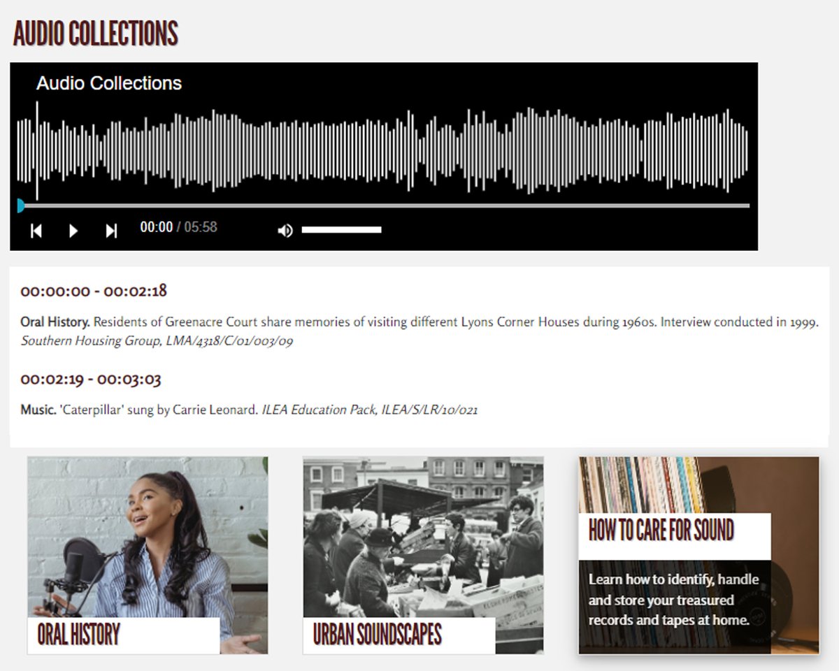 TheLdnArchives's tweet photo. #SoundArchives can prove an access challenge, for both archivist and researcher. Through skills sharing and improved catalogue descriptions, we can ensure different audio like oral history are preserved.
 
Discover more about our audio collections – https://t.co/p3XJAMe7TK https://t.co/bugyPVh2dW