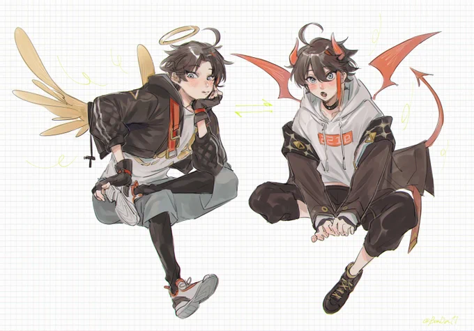 👼🔄😈
#さ絵ぐさ 