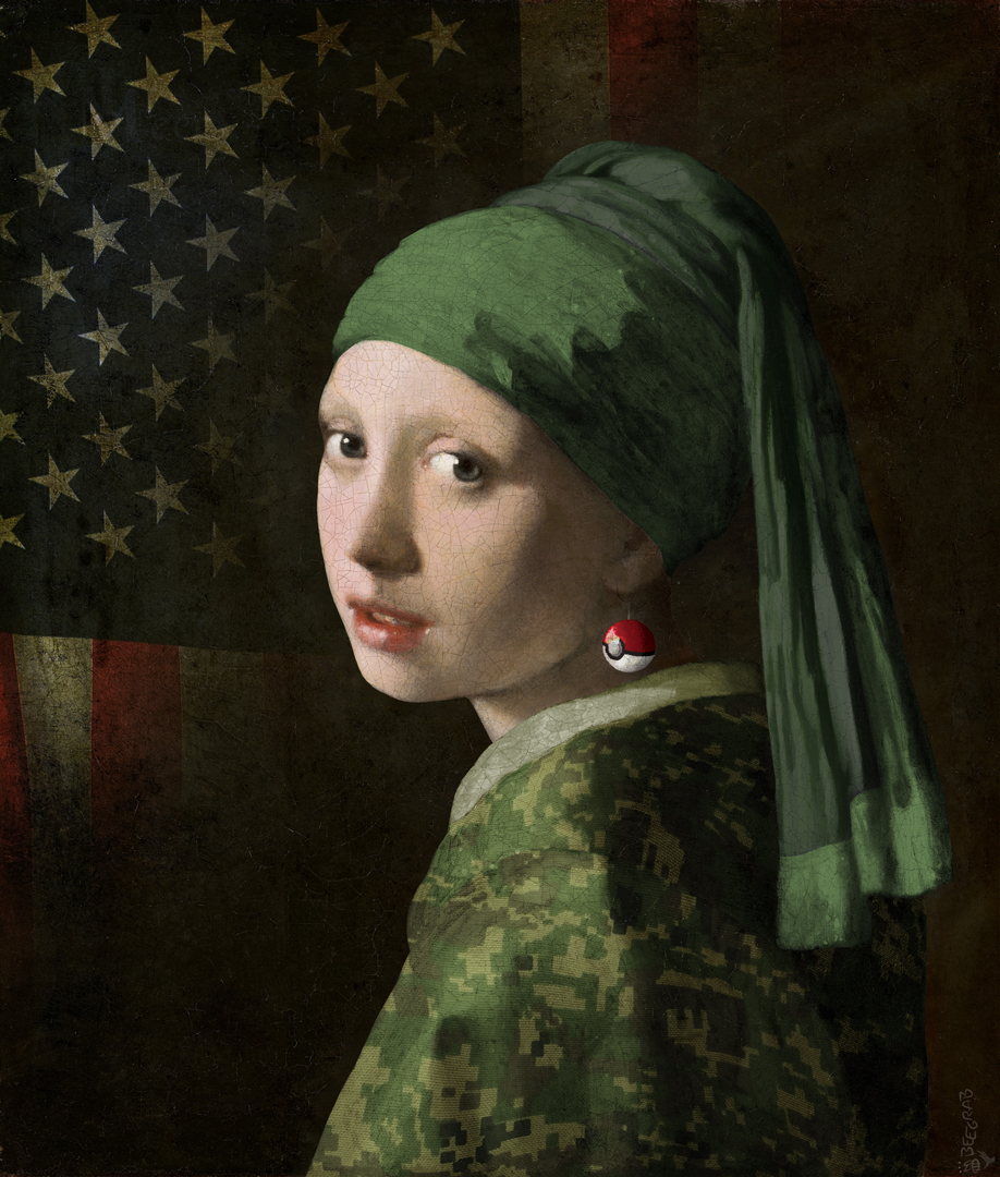 BeegrabNFT's tweet photo. "The Girl under the flag, prepared for battle, swore to catch 'em all."
The US Marine Girl with a Pokéball Earring, from the NFT collection #PunkPearlGirl on 
@SolSeaNFT 

https://t.co/7R584wXaYZ https://t.co/AEkAcxUgEP