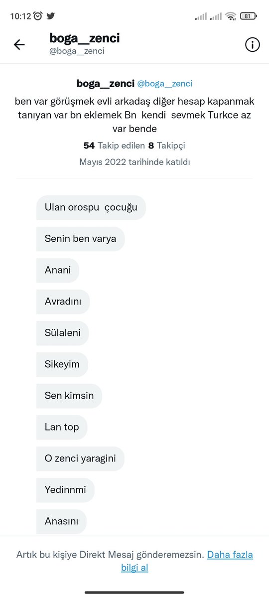 Böyle bir çakal sadece küfreder sonra engeller adresini yazda gelip o zenci yarağını kesip ananın amına koyim