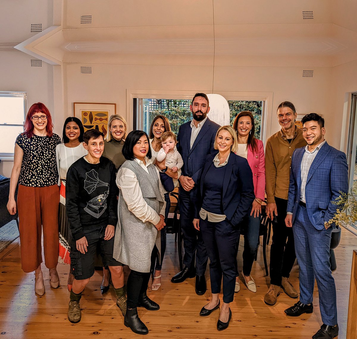 Really enjoyed sitting around the table with such a wonderfully diverse group of parents from <a href="/the_parenthood/">The Parenthood</a> - sharing about the challenges we faced accessing #parentalleave, affordable childcare &amp; asking for further economic &amp; social reform. #auspol #auslaw #ausvotes2022