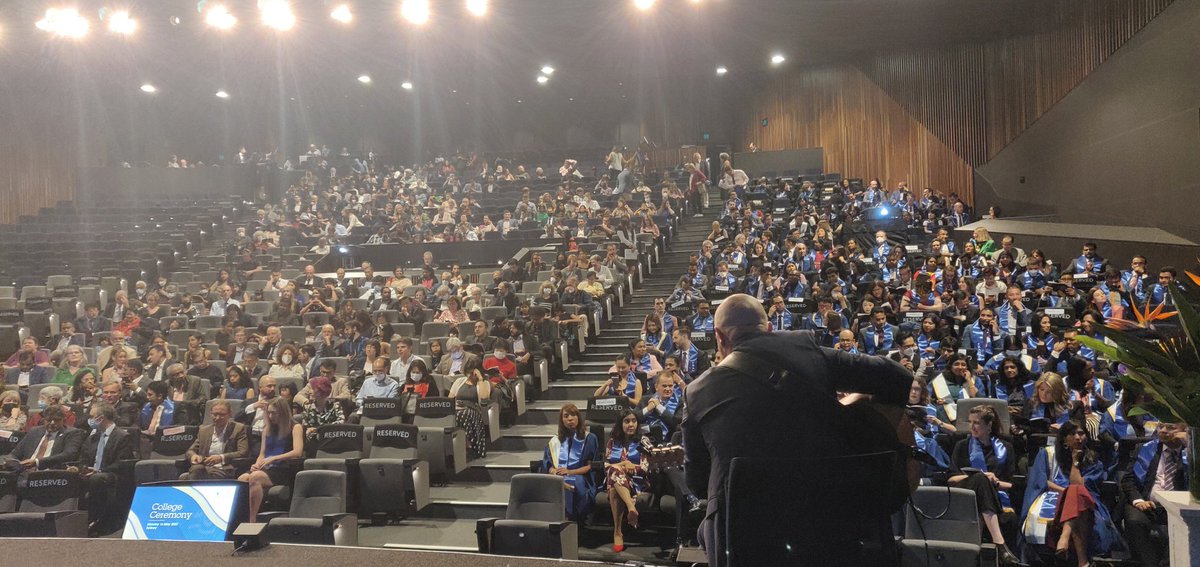 RANZCP's tweet photo. A sea of blue, and much anticipation, is filling up the room at the College Ceremony. It's such a proud moment for over 200 #RANZCPFellows. #RANZCP2022 https://t.co/PlcTEdH3Os