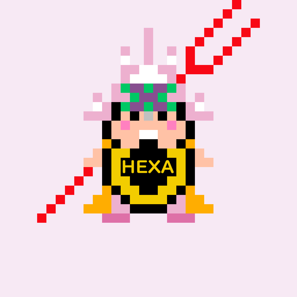 エヴァンゲリヲン８号機のファンアートだヘキ
著作権の関係で販売はしないヘキ

エヴァ制作会社の株式会社カラーさんもファンアートの公開は認めているヘキ
次がラスト、五号機を公開するヘキ

nft.hexanft.com/users/E1MAtseI…

<a href="/HEXANFT/">HEXA（ヘキサ）</a>
#HEXANFT 
#NFT