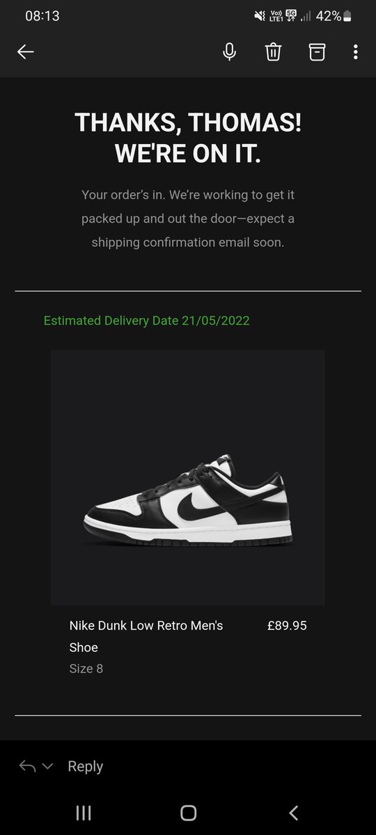 SwiftNotifyUK's tweet photo. How Many Times Can We Cook Nike Dunk Low White / Black Panda’s🐼 

And You’re Still Not Apart Of SwiftNotify?

🔗 | Join Today https://t.co/sFhv4PZbtA
⏰ | Spaces Open For A Limited Time https://t.co/tLihuMHQN0