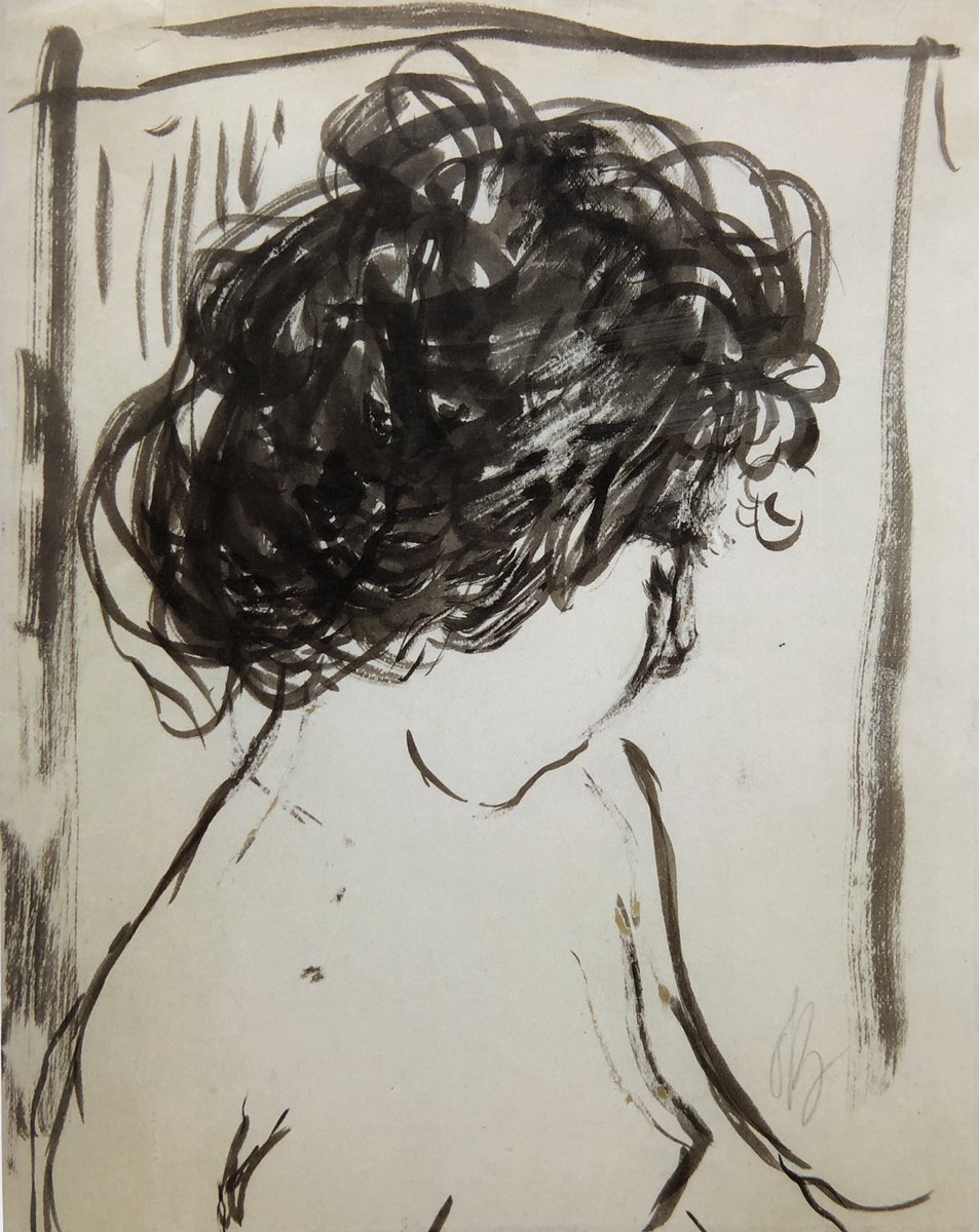 Alerte exposition de dessins de Bonnard et Vuillard, galerie AB, 14 rue de la Grange Batelière, Paris 9
1/2 - Bonnard :
