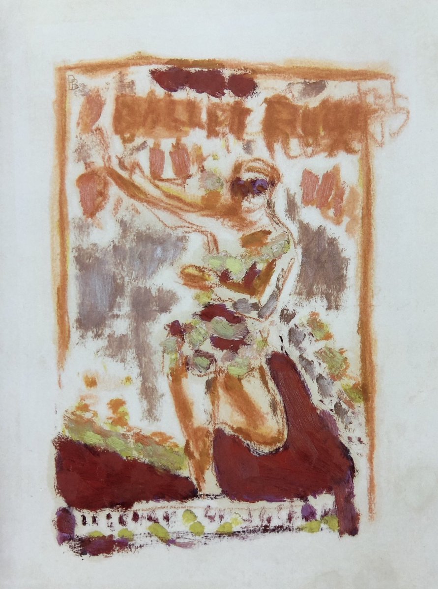 Alerte exposition de dessins de Bonnard et Vuillard, galerie AB, 14 rue de la Grange Batelière, Paris 9
1/2 - Bonnard :