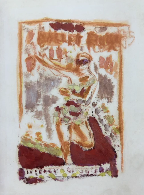 Alerte exposition de dessins de Bonnard et Vuillard, galerie AB, 14 rue de la Grange Batelière, Paris 9
1/2 - Bonnard : 