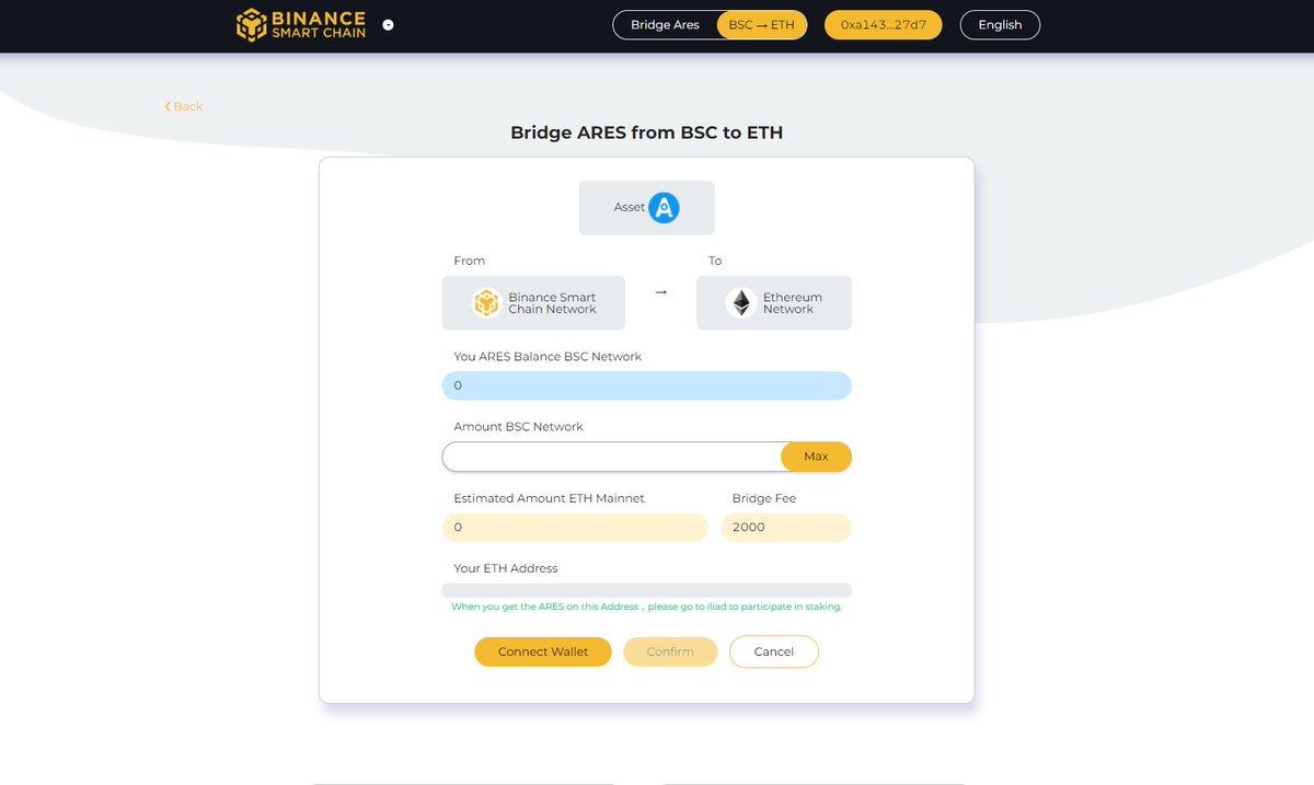AresProtocolLab's tweet image. ⚡Official bridges for transfers on our #Staking platforms

💎Trojan bridge ETH to BSC
trojan.aresprotocol.io/bridge

💎Iliad bridge BSC to ETH
iliad.aresprotocol.io/bridge