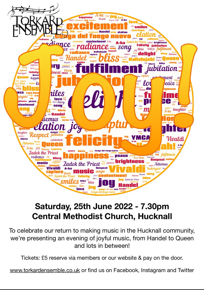 torkardensemble's tweet photo. Excited to confirm our next performance, celebrating the joy of making music together again #hucknall #livemusic #ng15 #nottingham #nottinghamshire https://t.co/DfAfO68Ksf