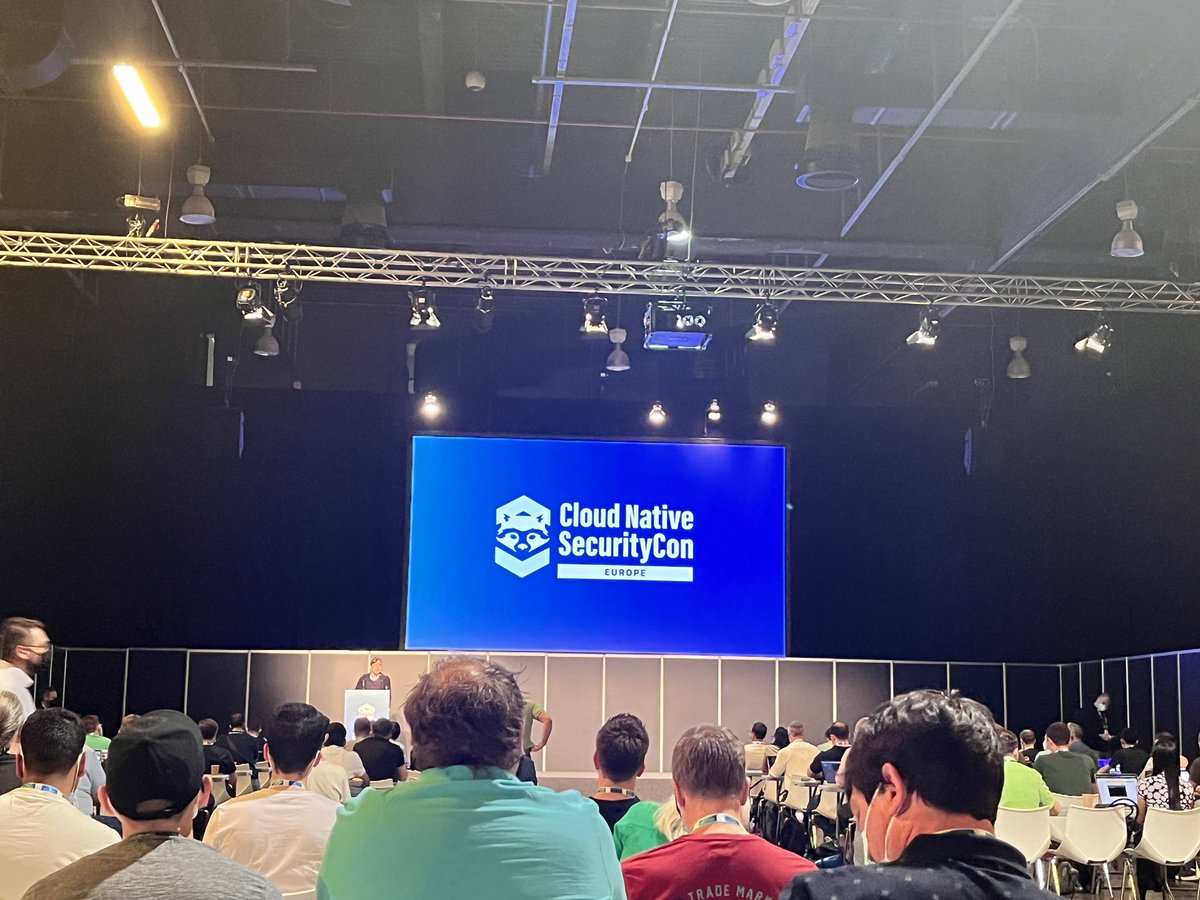 ragashreeshekar's tweet photo. So it begins, Cloud Native SecurityCon 🎉
#CNSecurityCon
#KubeConEU https://t.co/jUJzqm6VC3