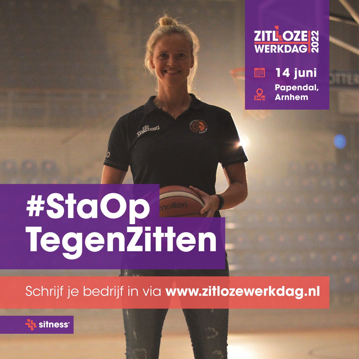 Zitloze Werkdag 2022 op 14 juni!
Ik ben aanwezig op het grootste vitaliteitsevenement van Nederland. Kom jij ook?
Ga naar zitlozewerkdag.nl voor meer informatie.
#staoptegenzitten #zitlozewerkdag #OpPapendal #OrangeLions