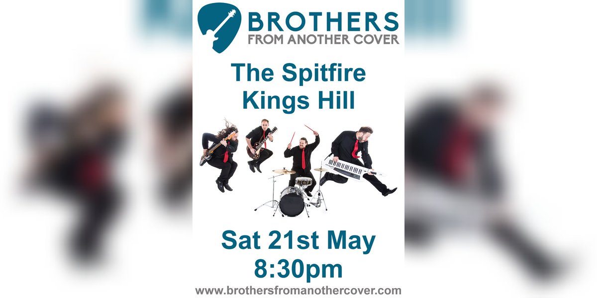 bfacMusic's tweet photo. Party time at @Spitfire1698 in Kings Hill, this Saturday. Get yourself down there! https://t.co/vOSR8DyJXp