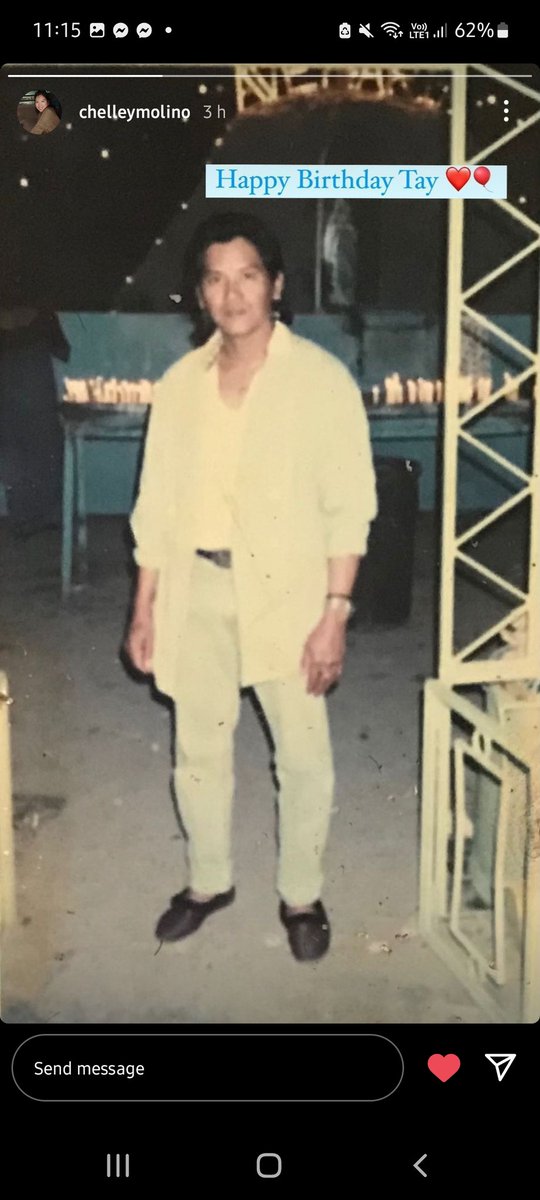 The best parts of your father are the best parts of you. Never forget where you came from.

👉 IG story ni Nene...

 To your Dad, Happy Birthday in Heaven! ❤️🌷❤️

Link 👇
instagram.com/stories/chelle…

#MAHMYGZ
#MygzMolino
<a href="/MygzMolino/">Mygz Molino</a>
<a href="/ClaireLucito/">C L A I R E 🦋</a>