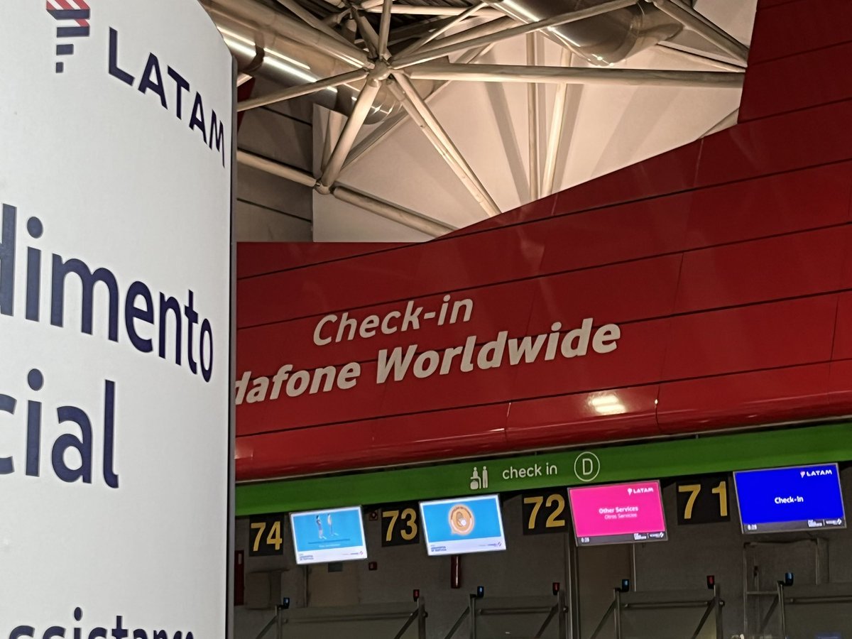 Logo at Latam desk at Lisbon airport  is <a href="/LATAM_AUS/">LATAM Australia</a> <a href="/LATAMAirlinesUS/">LATAM USA</a> <a href="/LATAM_FR/">LATAM France</a> but they are outsourced and can’t sort my ticket to get back to London. Woman at counter told me to contact their WEBSITE!