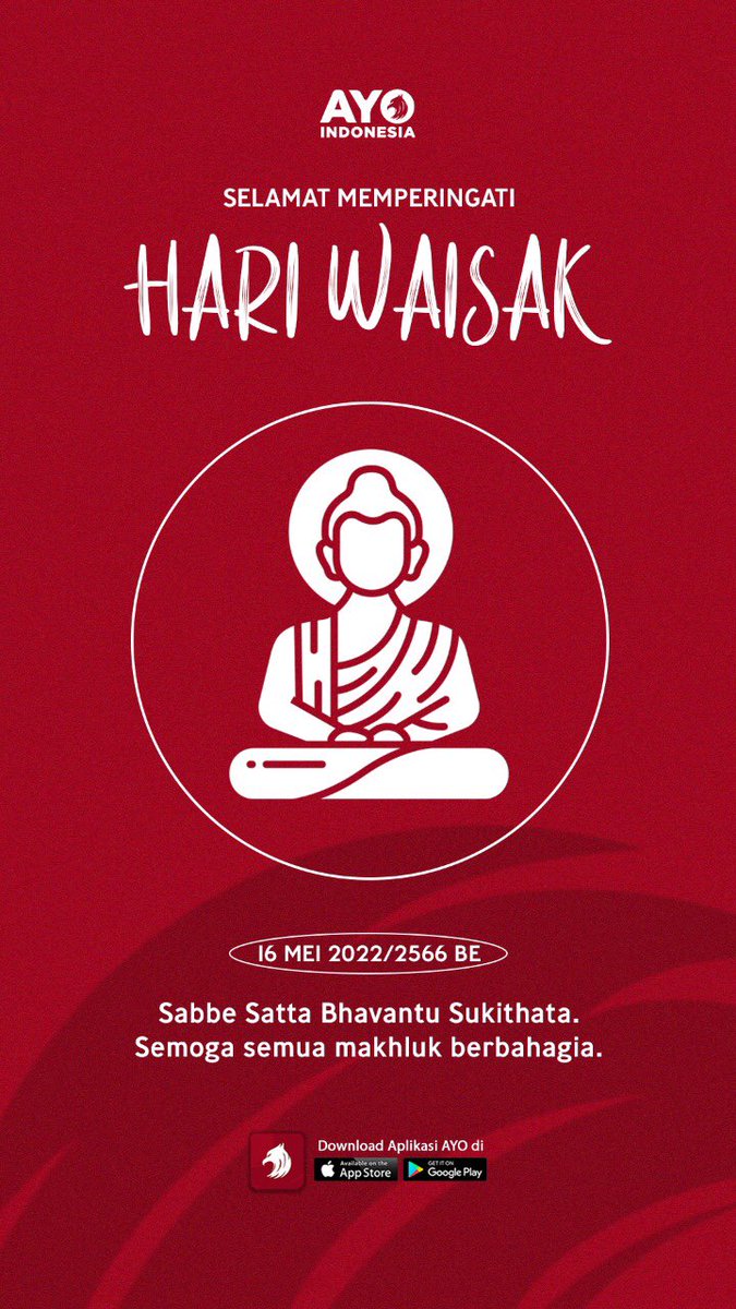 Selamat Memperingati Hari Waisak, Kawan AYO!