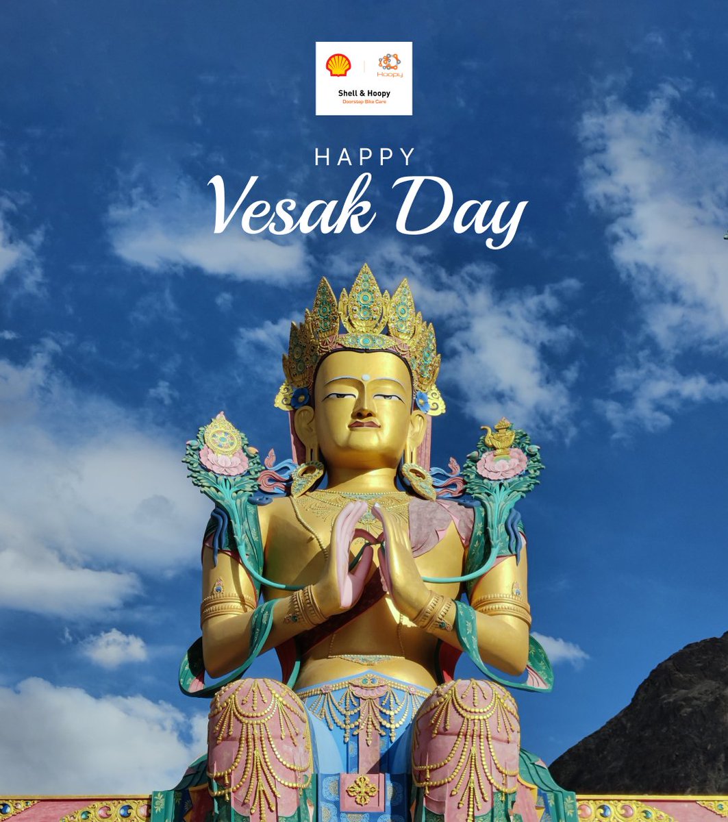 HoopyIN's tweet photo. “With our thoughts we make the WORLD” - Buddha

#Hoopy wishes everyone a very happy and prosperous Buddha purnima and Vesak🕊

#doorstepbikeservice #doorstepbikecare #twowheelerservice #twowheelerrepair 

Pic credits: @shashank890
Location: #diskit #diskitmonastery https://t.co/i5k0aylM6U