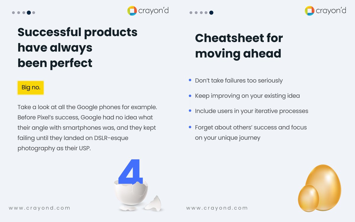 crayondofficial's tweet photo. Treating failures as a natural thing that is to be expected and learnt from makes the most sense. Swipe to read more.

#crayond #Mythbusters https://t.co/XEowqIiTmz