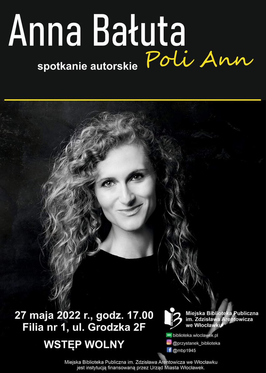 LMK_Wloclawek's tweet photo. Zapraszamy na #spotkanieautorskie z naszą wspaniałą absolwentką, blogerką i pisarką, #AnnaBałuta #PoliAnn w #MiejskaBibliotekaPubliczna we #Włocławek. 👌✒️✍️📚
#pisarka #blogerka #dyskusja #książki #pisanie #literatura @belferwopalach https://t.co/G1a7koyKZ6