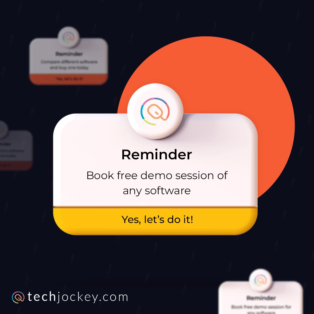 TechJockeys's tweet photo. First try then choose accordingly, book your demo now from https://t.co/2lkgbZryE9.
#software #business #ecommerce #marketplace #softwarekasearchengine #onlinesoftwarestore #smb #smallbusiness #onlinebusiness #techjockey https://t.co/hOQbHIZU3X