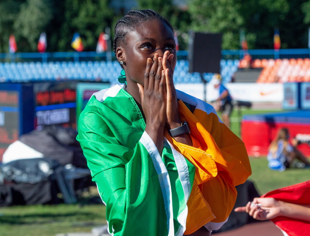Athletics Ireland (@irishathletics) on Twitter photo ๐ฅNEW 400M RECORD FOR ADELEKE๐ฅ
<a href="/rhasidatadeleke/">Rhasidat Adeleke</a> has smashed the Irish 400m record with a 50.70 in the final of the Big 12 Champs๐
The 19-year-old is now remarkably the fastest Irishwoman over 60m, 200m, 300m & 400m๐ฅ๐ฅ๐ฅ
bit.ly/3sDXrYu ๐ฅNEW 400M RECORD FOR ADELEKE๐ฅ
<a href="/rhasidatadeleke/">Rhasidat Adeleke</a> has smashed the Irish 400m record with a 50.70 in the final of the Big 12 Champs๐
The 19-year-old is now remarkably the fastest Irishwoman over 60m, 200m, 300m & 400m๐ฅ๐ฅ๐ฅ
bit.ly/3sDXrYu