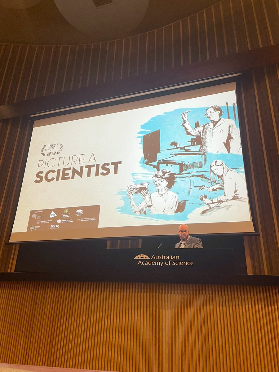 sirvivian77's tweet photo. .@ZGhirardello opening tonight's screening of @PictureaSciFilm at the @ShineDome. https://t.co/R8yay6wPCY