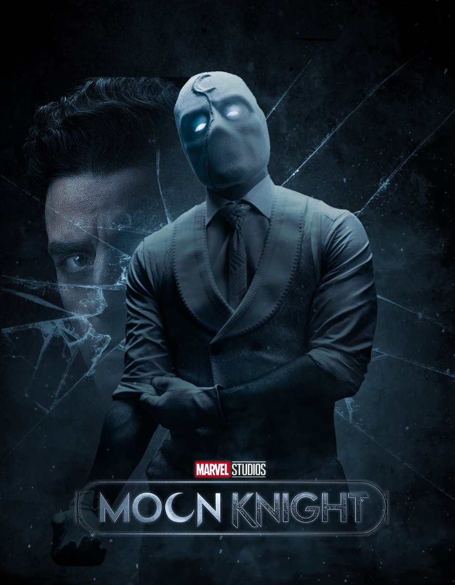 Rogue_dzn's tweet photo. Moon Knight poster by me https://t.co/rrhIoS4pki