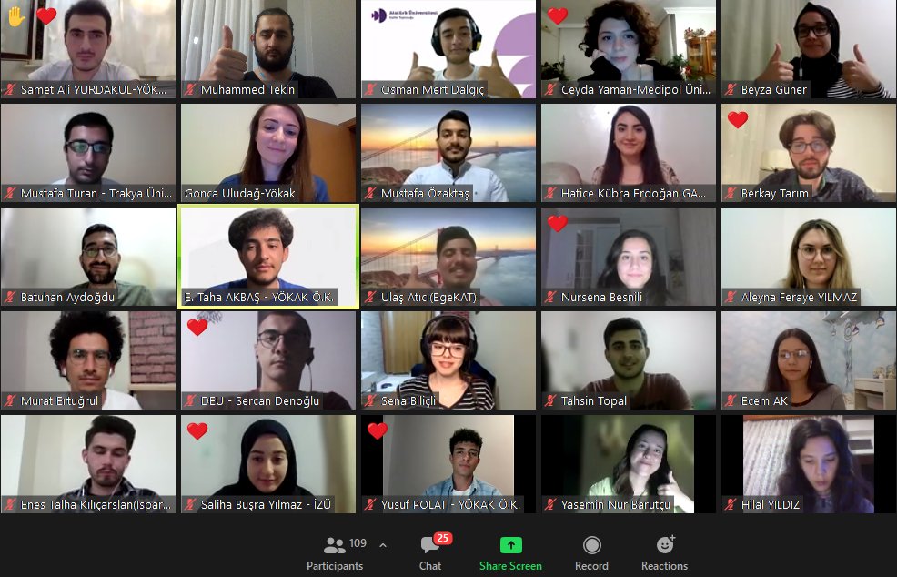 KATO'22 öncesi YÖKAK liderliğinde düzenlenen webinarda diğer kalite toplulukları ile bir araya geldik. Ev sahibi İzmir topluluklarının konaklama ve ulaşım konusundaki tavsiye ve yardımseverlikleri için çok teşekkür ederiz.
