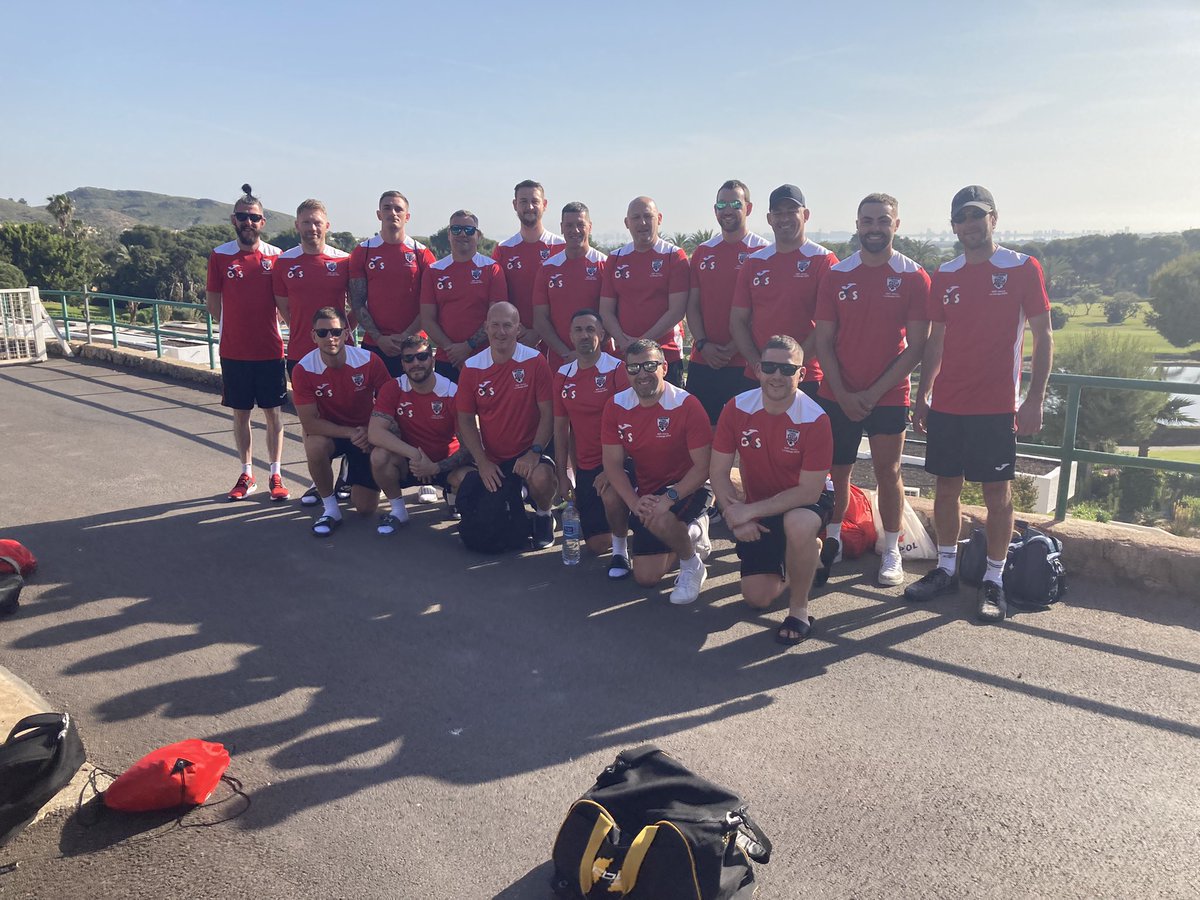 WalesPrisonsFC's tweet photo. Let the fun begin. Heading over to the football pitches for our first game at 10:30 am against @DurhamPoliceFC in the ESFL Euros @LaMangaClub @ESFL20 @serveandprotect https://t.co/9EnKEGHipC